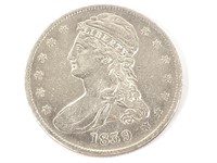 1839 Bust Half Dollar