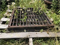 Catch basin grate w/ frame Hwy rated