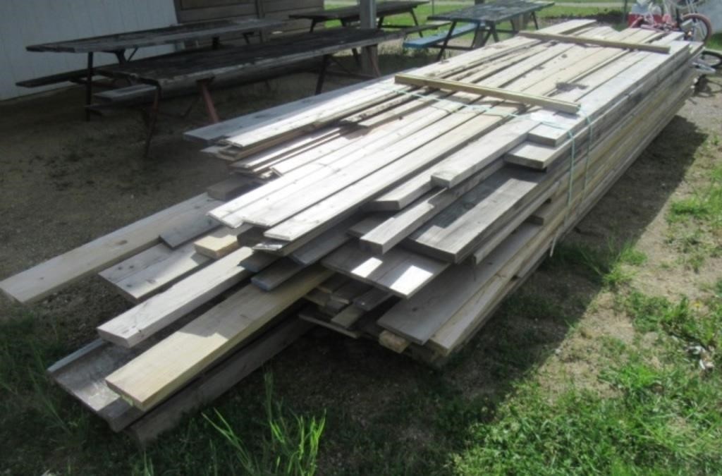 Self load large assortment of lumber that