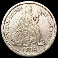 1876-S Seated Liberty Dime LIGHTLY CIRCULATED
