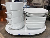 Soup Bowls w/ Handles, Square Soup Bowls & More