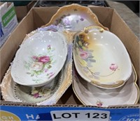 (5) Hand Painted Trays including: Noritake, Nippon
