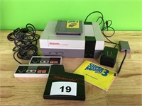 NES Console with 2 Controllers & Super Mario Bros