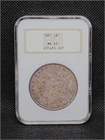 1887 Morgan Dollar MS63