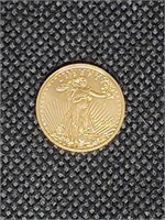 2022 American Eagle $5 Gold Coin 1/10 oz. Gold