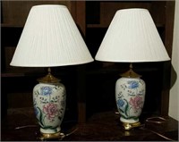 Matching Table lamps (2),  29" tall