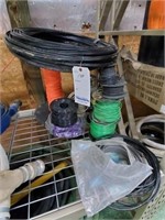 LOT OF WIRE, 14 AWG., 18 AWG., & COAX