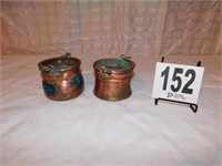 2 Miniature Copper Pots (Bsmnt)