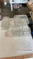 Refrigerator glass dishes, Pyrex dishes