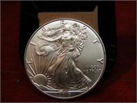 1-ounce silver .999 eagle round. 2018