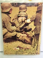 Real German photograph of wounded Nazi soldier
