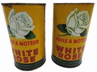 2 WHITE ROSE IMPERIAL QUART CANS