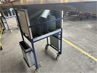 2 Steel Mobile Parts Storage Trolleys