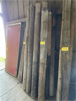 (12) 7' Wood Posts