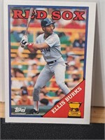 1988 Topps Ellis Burks Red Sox Rookie Cup Card