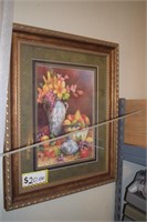 Framed Wall Art w/ Fruit