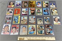 Collection of Vintage Baseball and Football Cards