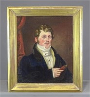 Painting: 19th c. Portrait of a Gentleman