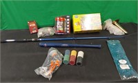 FOLD UP FISHING POLE , NEW ITEMS AND MORE