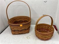 2 Longaberger Baskets