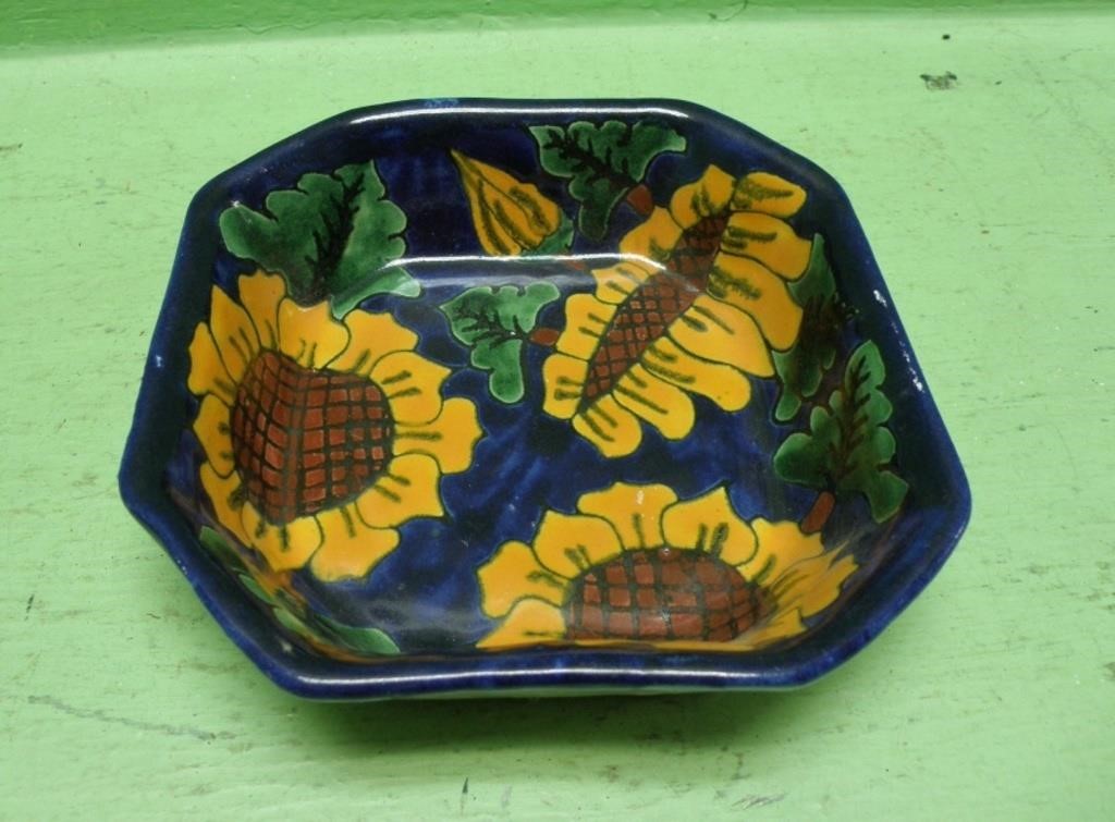 Talavera Sun Flower Dish