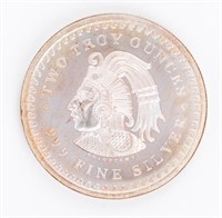 Coin COPY-2 Troy Oz Silver,Cauhtemoc Silver Round
