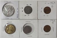 Assorted 1900s Coins