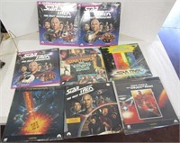 (8) 12" Star Trak Laser Disc Movies