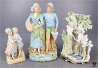 Porcelain Figurines / 3 pc