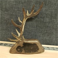 Solid Metal Elk Display Piece Custom Made