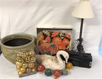 Swan, Planter, Chip/Dip Set, Lamp