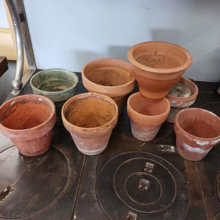 Clay pots