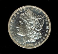 Coin Scarce-1878-P 7 Morgan Silver Dollar-Gem Unc+