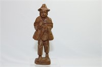 Carved Figurine of a Wanderer Man