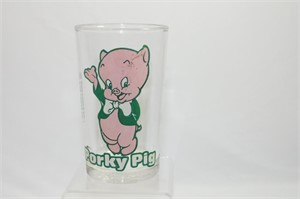 Vintage 1976 Porky Pig Drinking Glass