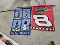 Outer banks and Nascar flag