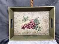 Decorative grape tray