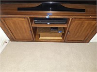 WOOD TV STAND