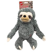 SPOT Fun Sloth Plush Dog ToyUltra-Soft, Plush Fabr