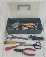 Small toolbox with various tools