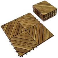 OFFSITE Interlocking Deck Tile  Pack of 27 12