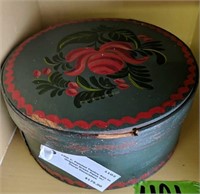 Painted Pantry Box Green Paint With Floral
