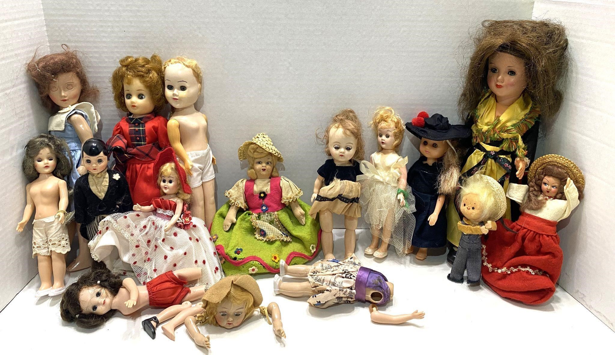 Vintage Selection of Dolls