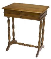 ITALIAN FRUITWOOD SEWING TABLE, EARLY 20TH C.