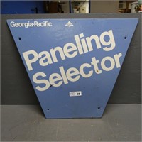 Georgia Pacific Paneling Selector Sign