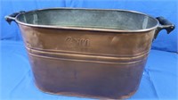 Antique Copper Tub-no lid
