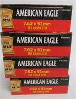 (80) Rounds of American Eagle M1A 7.62x51 in