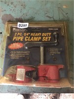 Pipe clamp set