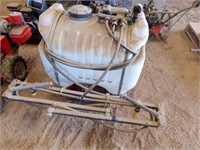 3 POINT SPRAYER 40 GAL 8' BOOMERS, BUY AS IS