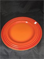 NEW LE CREUSET 12 “ FLAME DINNER PLATE